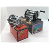 Image 2 : 2 Vintage level wind reels w/original boxes - sunstrike #171 & englis model #1956