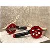 Image 2 : 2 Small folding ice fishing rods - Teho made in Finland