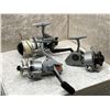 Image 1 : 3 Vintage assorted Daiwa spinning reels