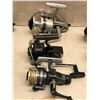 Image 1 : 3 Vintage assorted Daiwa spinning reels