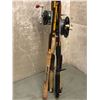 Image 2 : Bundle of 6 assorted fishing rod & 2 reels