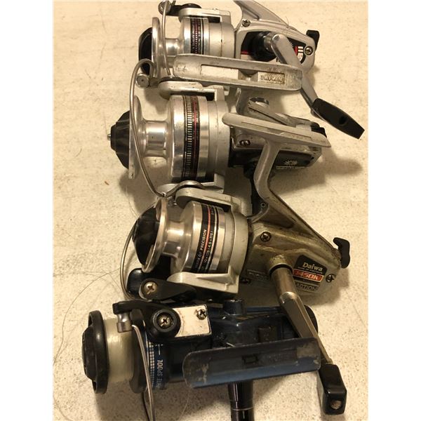 4 Vintage Daiwa spinning reels