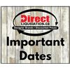 Image 1 : Important Dates (please read)