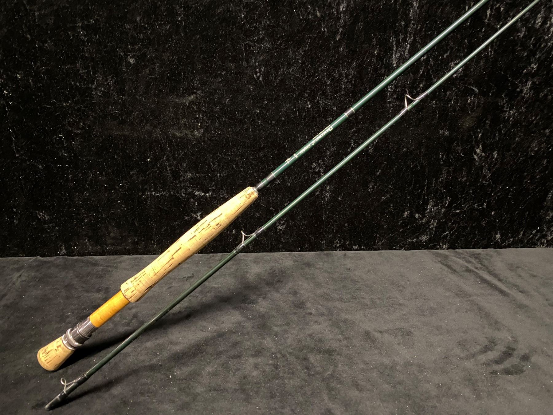 2 Pc Fly Rods 9 ft dragonfly dfw96 graphite 2 pc fly rod #6 - line
