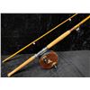 Image 1 : 8ft Peetz trolling rod complete w/ 6" classic wooden peetz reel