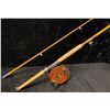 Image 1 : 8ft Peetz trolling rod complete w/ 6" classic wooden peetz reel