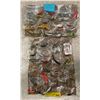 Image 1 : Approx. 45 vintage flat fish lures 1960's/70's/80's