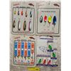 Image 1 : 4 Gibbs fishing lure displays w/ lures
