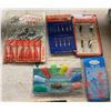 Image 1 : 5 Assorted vintage store tackle displays w/ tackle