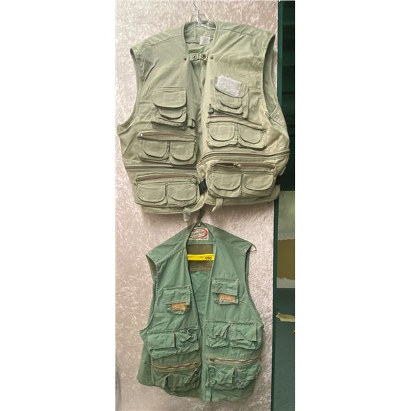 Two fishing vest