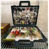 Image 1 : Fly Tying vise w/ accessories & large box of flies