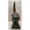 Image 2 : Heavy cast brass 13" high fish statue