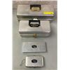 Image 1 : Set of 4 Umco vintage tackle boxes and lure boxes (rust free aluminum)