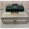 Image 2 : 2 Umco vintage tackle boxes green and gold (rust free aluminum)