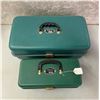 Image 1 : 2 Umco vintage tackle boxes turquoise and green