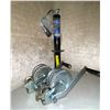 Image 1 : Power fist 2250lb A-Frame trailer jack & two 120lb hand winches