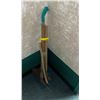 Image 1 : Group of 4 assorted handy yard tools - pick axe/sledge hammer/shovel