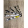 Image 1 : 6 large snap on combination wrenches (imperial up to 1 1/4 in.)