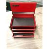 Image 4 : Snap-on mini metal tool cabinet 8 1/2 in. across by 4 1/2 wide stands 4 1/2 in. tall