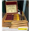Image 1 : Group of assorted woodcarving chisel & woodturning tools approx. 13 pc.