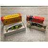 Image 1 : 2 Vintage fishing lures w/ original box - lure Jensen bate special nip-i-gittle edition all wood fis