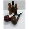 Image 1 : 2 Vintage tobacco pipes & 3 ducks calls