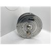 Image 2 : Vintage cast aluminum 4 1/2 in center pin salmon reel - coats aircraft limited Vancouver BC