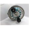 Image 1 : Vintage cast aluminum 4 1/2 in center pin salmon reel - coats aircraft limited Vancouver BC