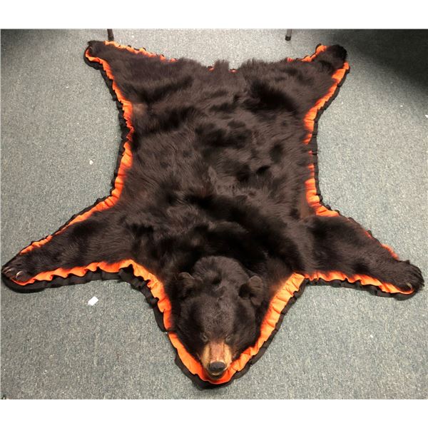 Beautiful black bear full hide professionally taxidermy w/tags