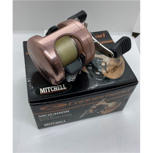 Mitchell copperhead 300R level-wind reel w/ box