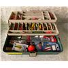 Image 1 : Vintage Plano tackle box & contents (mostly fresh water tackles)