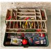 Image 2 : Vintage Plano tackle box & contents (mostly fresh water tackles)