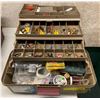 Image 1 : Woodstream tackle box & contents (mostly fresh water tackle)