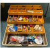 Image 1 : Fenwick 1100 tackle box & contents (mostly fresh water tackle)