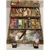 Image 2 : Tackle-mate tackle box & contents (mix of fresh water & ocean tackle)