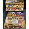Image 2 : Old Pal/Woodstream tackle box & contents (mostly ocean tackle)