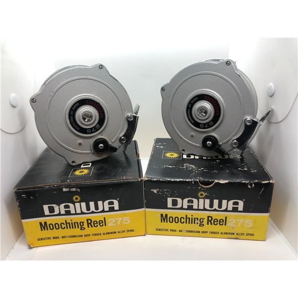 Two Daiwa 275 salmon mooching reels w/ boxes