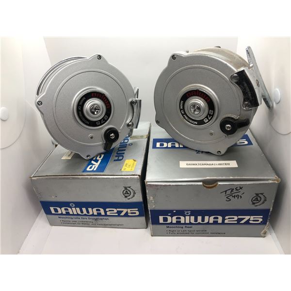 Two Daiwa 275 salmon mooching reels w/ boxes