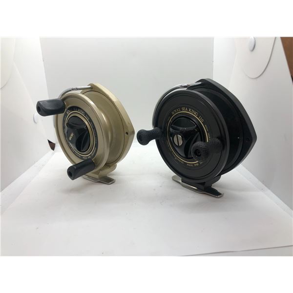 Two Isuzu graphite royal sea king 110 salmon mooching reels