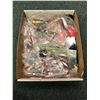 Image 1 : One box of assorted freshwater fishing tackle - gangtrolls, spoons, willow leaves etc.