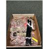 Image 2 : One box of assorted freshwater fishing tackle - gangtrolls, spoons, willow leaves etc.