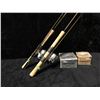 Image 1 : Two Daiwa casting rod & reel combos (reels have original boxes)