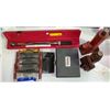 Image 1 : Group of assorted tools - Armstrong torque wrench/ ridged flaring tool/ two hydraulic bottle jacks/ 