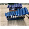 Image 2 : Group of four proto wood handled long flat head screw driver & two hex key sets