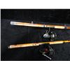 Image 1 : Two heavy duty spinning rods w/ reels