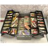 Image 1 : Vintage watertite tackle box & content (mostly fresh water tackle)