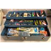 Image 2 : Vintage Union tackle box & contents (mostly fresh water tackle)