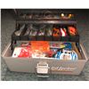Image 1 : Lid Locker tackle box & contents (mostly fresh water tackle)