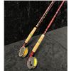 Image 1 : Two fly rods - Garcia w/ J.W. Young & Sons 1530 reel & Berkley cherrywood w/ BFR England reel