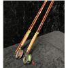 Image 1 : Two fly rods - Anderson w/ intrepid reel & Orange rod w/ intrepid rim fly reel